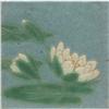 Image 1 : Grueby tile, design of water lilies 