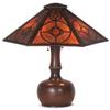 Image 1 : Stickley Brothers lamp, hexagonal shade 