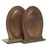 Image 1 : Roycroft bookends, pair, w/ Roycroft frame