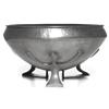 Image 1 : English Arts & Crafts bowl, hammered pewter  
