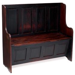 Arts & Crafts hall bench