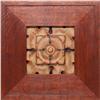 Image 1 : Rookwood Faience tile,stylized leaf design