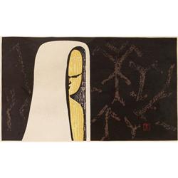 Kaoru Kawano woodblock