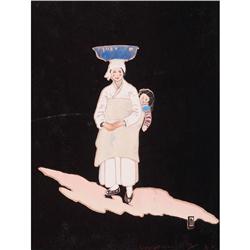 Lilian Miller woodblock