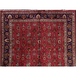 Persian rug, multicolor floral design