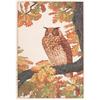 Image 1 : Toshi Yoshida woodblock print, “Eagle Owl”