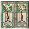 Image 1 : Arts & Crafts windows, pair