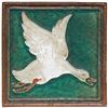 Image 1 : Delft tile, detailed swan