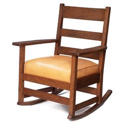 L &JG Stickley rocker, #803
