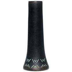 Norse vase, incised geometric design