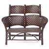 Image 1 : Old Hickory settee,bowed back form