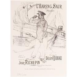 Toulouse Lautrec lithographs, reproductions