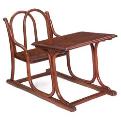 Thonet child's desk and chair 