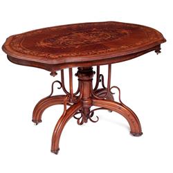 Thonet table,early bentwood design