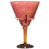 Image 1 : Decorative Schneider vase,footed and flaring form