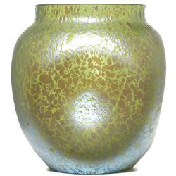 Loetz vase, bulbous form