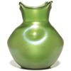 Image 1 : Loetz vase, bulbous form with four indentations