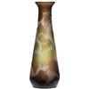 Image 1 : Gallé vase, tapered form with a flaring rim
