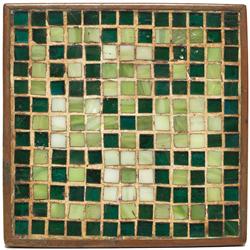 Tiffany Studios trivet,mosaic design