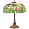 Image 1 : Duffner lamp,large leaded glass shade 