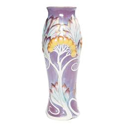 Sarreguemines vase,Art Nouveau design