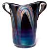 Image 1 : Loetz vase, cobalt glass