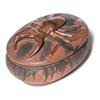 Image 1 : Denbac box,oval form with applied bug to lid