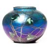 Image 1 : L.C.Tiffany vase, small blue favrile