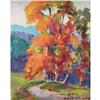 Image 1 : Olive Holbert Chaffee, Autumn in the Ozarks,oil 