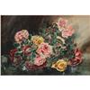 Image 1 : Florence McDaniel, Still Life of Roses, watercolo