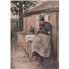 Image 1 : Hermann Armin Kern“Dutch Woman, watercolor