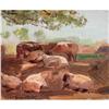 Image 1 : Paul Turner Sargent, cows, oil