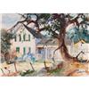 Image 1 : James Sessions, House, watercolor