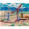 Image 1 : Laura Hoernig, Workers in New Mexico, oil