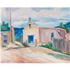 Image 1 : Laura Hoernig, Church in Taos, oil