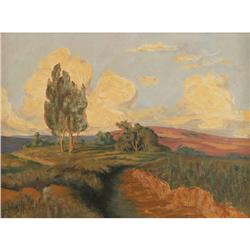 John Haten, Mountain Landscape, oil