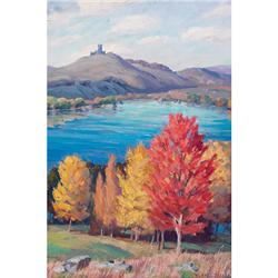 Willard Karl Steele, Landscape, oil