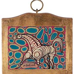 Aaron Bohrod,Striped Horse, oil