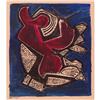 Image 1 : Hector Ortega , Abstract woodblock