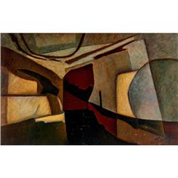 Mario de Ferrante, Abstract, oil
