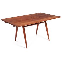 George Nakashima dining table,walnut top  