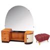 Image 1 : Gilbert Rohde vanity and stool 