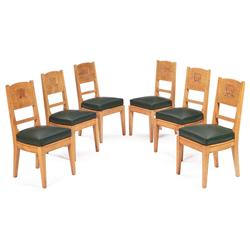 1940s French dining chairs,set of six  