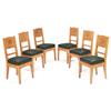 Image 1 : 1940s French dining chairs,set of six  
