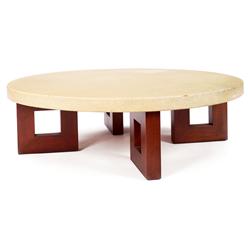 Paul Frankl coffee table,by Johnson Furniture Co 