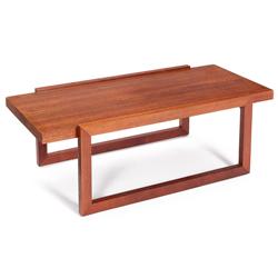 Paul Laszlo coffee table,mahogany top 