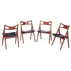 Hans Wegner chairs,four 
