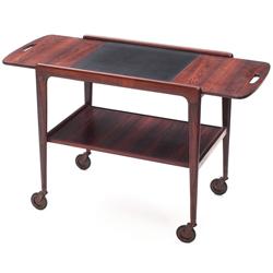 Swedish Modern serving cart 