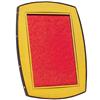 Image 1 : Modern frame, yellow leather 