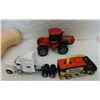 Image 2 : METAL TOYS - CASE INTERNATIONAL 9250 & MATCH BOX CHANNEL VAN & SEMI TRAILERS